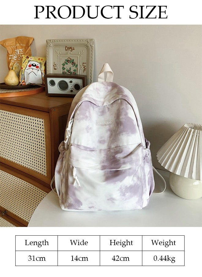 DUNISO School Backpack Large Capacity Multi-pocket Students Backpack School Bag Fashion Book Bags Waterproof Wear-resistant Backpacks for Teen College Students Laptop Bag for Casual Travel  - Image 4