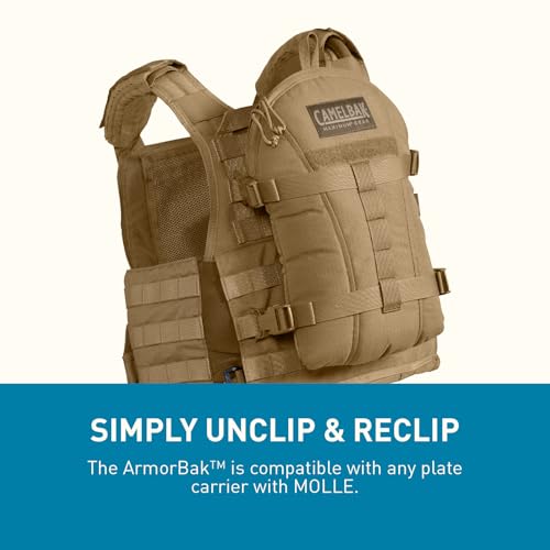 CamelBak Armorbak Tactical Hydration Pack Mil Spec Crux Reservoir Coyote, 100oz/3L - Image 4