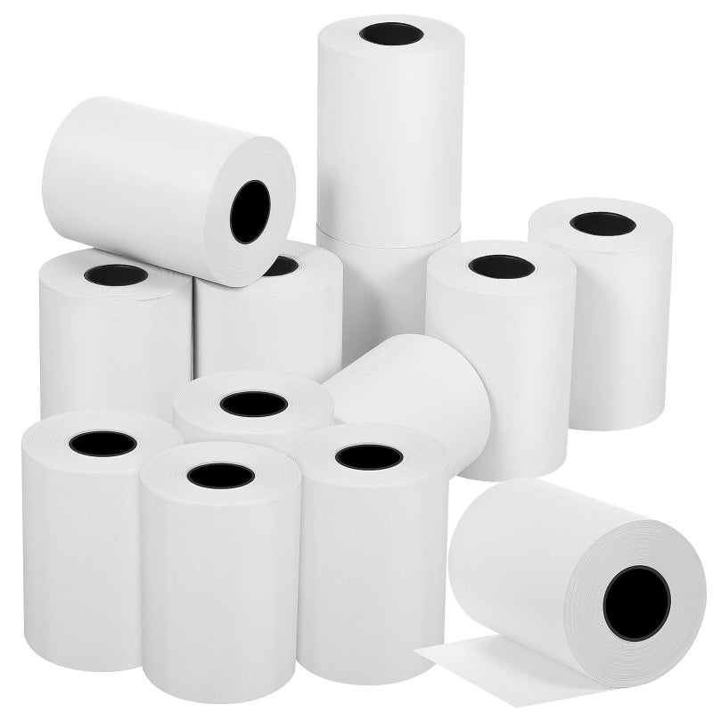 Thermal Printer Paper Rolls 57x40mm 100 Pack for 58mm POS Terminal - Image 2