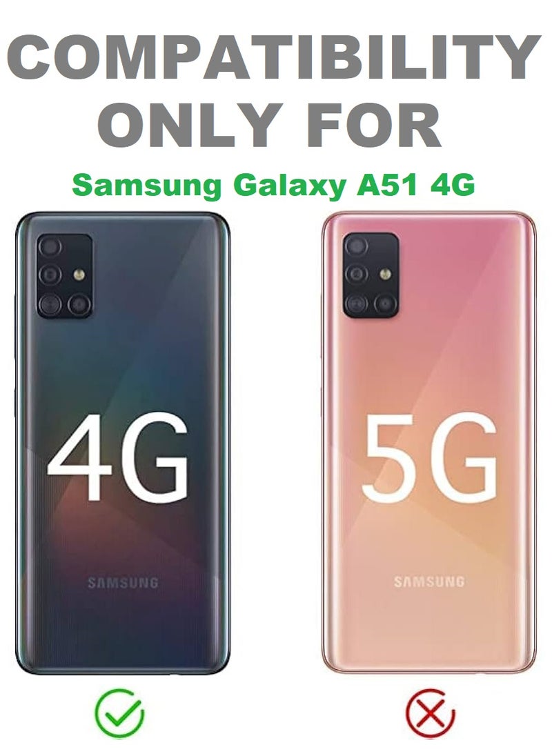 Super 2 Pieces Tempered Glass Screen Protector Anti-Spy Privacy Designed For Samsung Galaxy A51 4G Full Screen Coverage And Bubble Free - Image 3