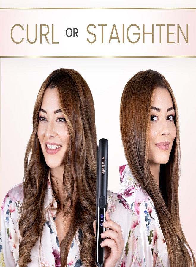 ELLA BELLA® Titanium Flat Iron Hair Straightener Slim (with Infrared) • Professional Straightening Iron • Digital Display to Accurately Control Temperature • As Featured in Good Housekeeping - Image 5