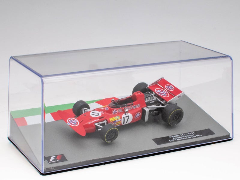 OPO 10 - Miniature car Formula 1 1/43 Compatible with March 711 - Ronnie Peterson - 1971 - F1 FD044 - Image 2