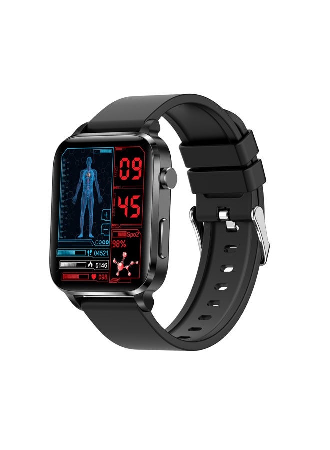 F100 smartwatch heart rate, blood pressure, blood oxygen, body temperature, laser health detection, waterproof step measuring exercise bracelet - Image 1