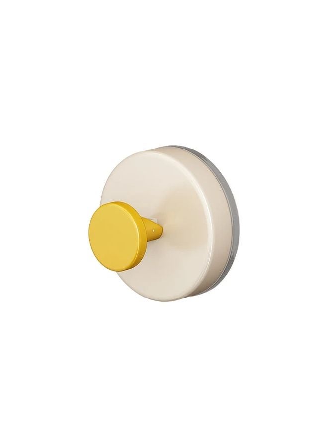 خطاف بشفاط قوي أصفر بدون حفر قابل للإزالة للحمام والمطبخ والبلاط والزجاج - Image 1