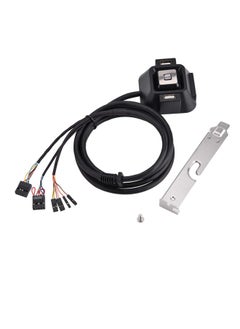 Generic Desktop Computer Power Switch Power Supply Cable, Dual USB Port Power Reset Button with Audio and Microphone Port Power Button Extension Cable 47.24inch Length for Desktop PC Case  - Image 1