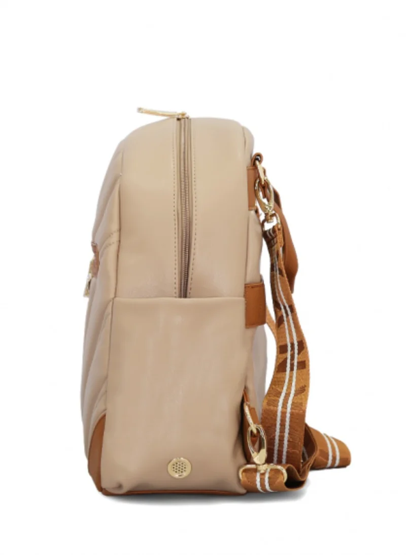 DKNY DKNY Bias Business Travel Daypack Laptop Backpack for Women and Girls(Cappuccino)