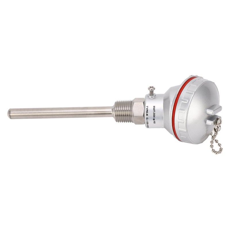 DTC Temperature Sensor Probe 304 Stainless Steel 100 to 1250 ℃ K Type - Corrosion Resistant High Accuracy for Heating Thermostats Cooking - Image 1