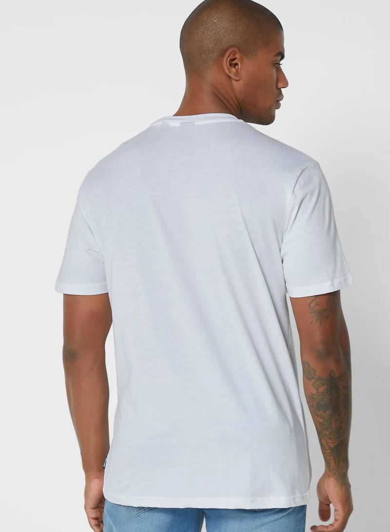 Only & Sons Casual Printed Crew Neck T-Shirt