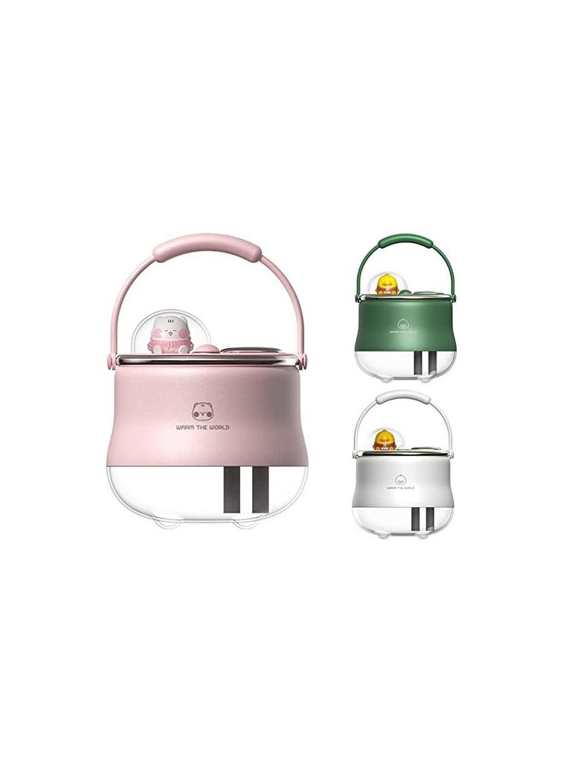 Spaceshoop - Cartoon Humidifier USB Small Double Spray Large Fog Volume Bedside Atmosphere Sleeping Lamp Desktop Humidifier - Image 1