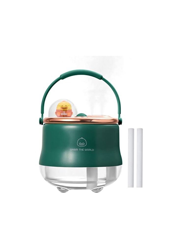 Spaceshoop - Cartoon Humidifier USB Small Double Spray Large Fog Volume Bedside Atmosphere Sleeping Lamp Desktop Humidifier - Image 1