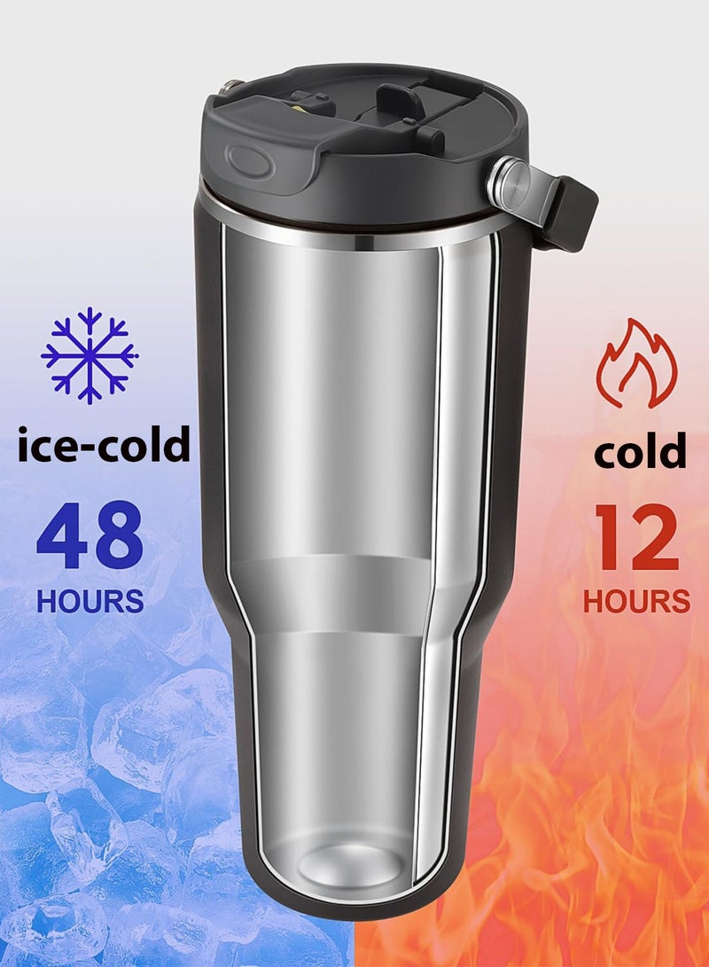 Stanley IceFlow 2.0 Flip Straw Tumbler with Handle 30 oz | Twist On Lid and Flip Up Straw | Leak Resistant Water Bottle | Insulated Stainless Steel | BPA-Free - Image 2