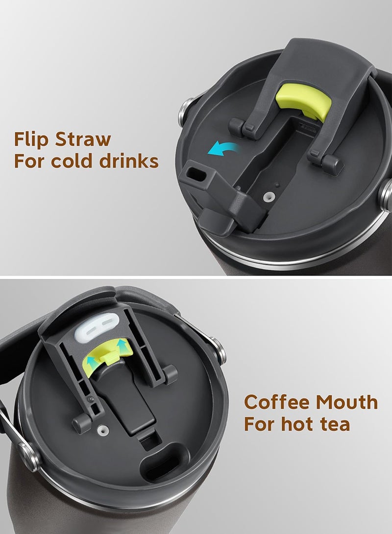 Stanley IceFlow 2.0 Flip Straw Tumbler with Handle 30 oz | Twist On Lid and Flip Up Straw | Leak Resistant Water Bottle | Insulated Stainless Steel | BPA-Free - Image 3