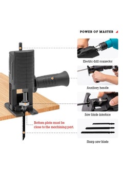 Tools.shop Toolsshop Electric Drill Modified Electric Saw Electric Reciprocating Saw Household Saber Saw Power Drill to Jig Saw Portable Woodworking Cutting Tool  - Image 2