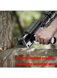 Tools.shop Toolsshop Electric Drill Modified Electric Saw Electric Reciprocating Saw Household Saber Saw Power Drill to Jig Saw Portable Woodworking Cutting Tool  - Image 4