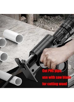 Tools.shop Toolsshop Electric Drill Modified Electric Saw Electric Reciprocating Saw Household Saber Saw Power Drill to Jig Saw Portable Woodworking Cutting Tool  - Image 5