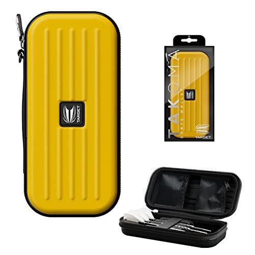 Target Darts Takoma Dart Case Wallet, Regular Size, Yellow | Store 3 Fully Assembled Darts & Accessories | Dart Holder with Zip Lock Pouches, Store Flights, Shafts & Swiss Points - Image 1