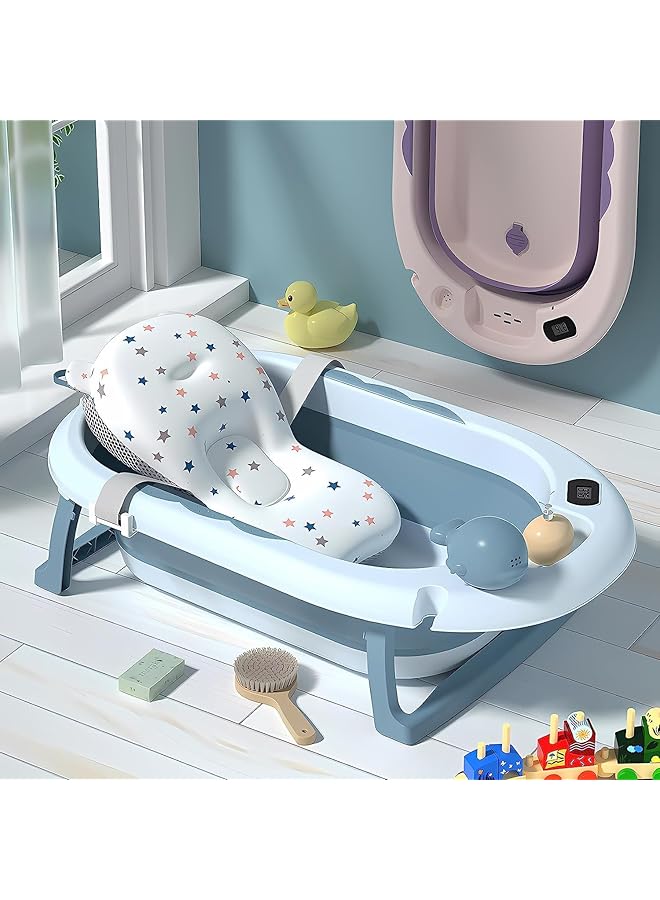 إيروريكس حوض استحمام للأطفال قابل للطي، أساسيات حمام الأطفال، حوض استحمام للأطفال حديثي الولادة وحتى الأطفال الصغار، محمول، مناسب للسفر - Image 5