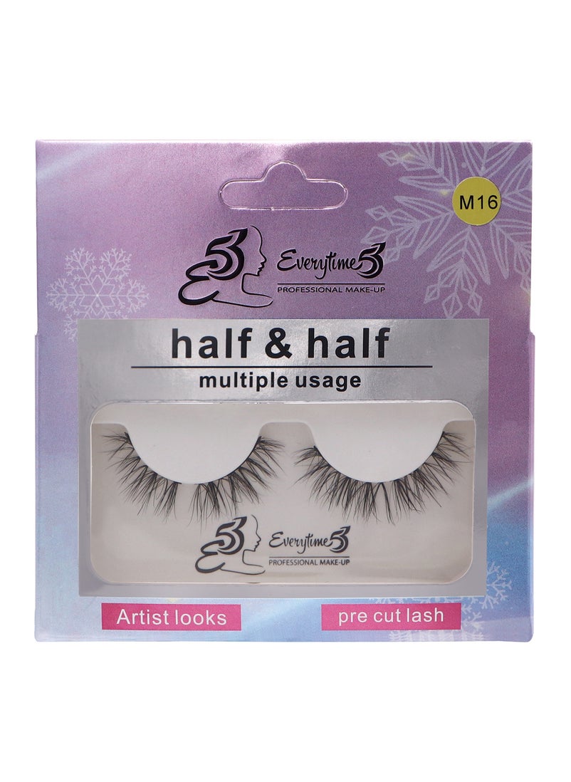 Everytime53 Everytime53 Women's Half & Half Eye Lashes - M16  - Image 1