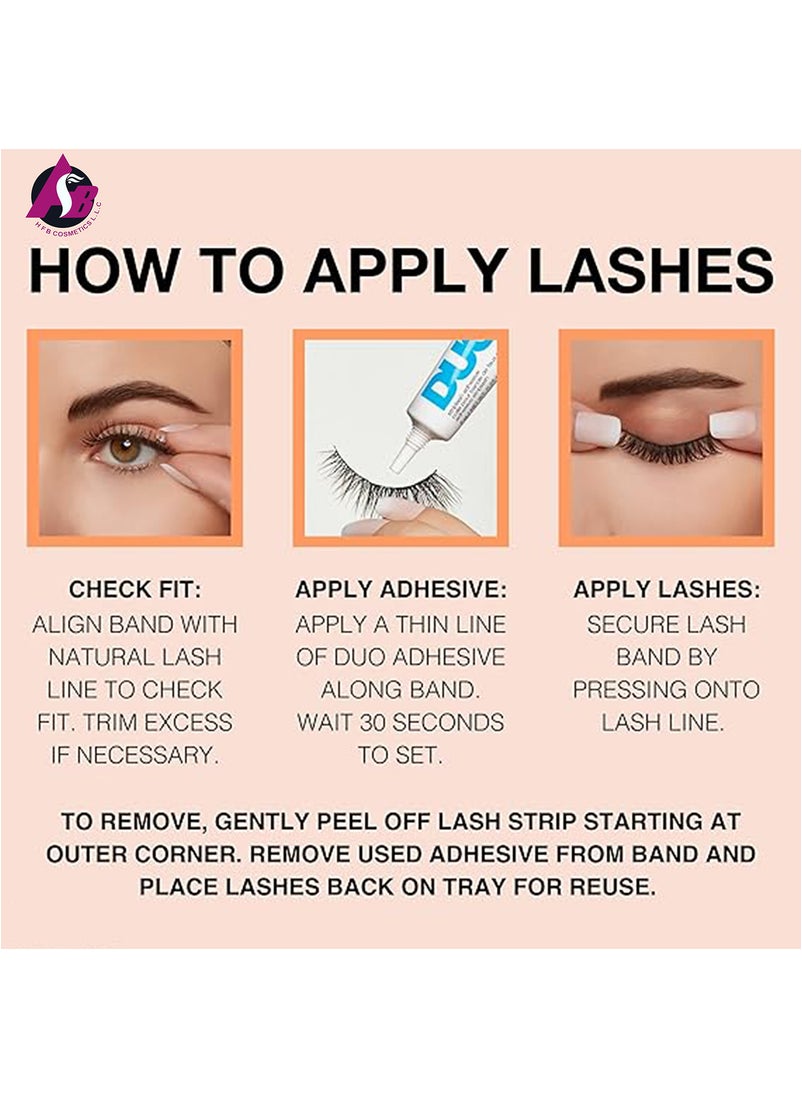 Everytime53 Everytime53 Women's Half & Half Eye Lashes - M16  - Image 4
