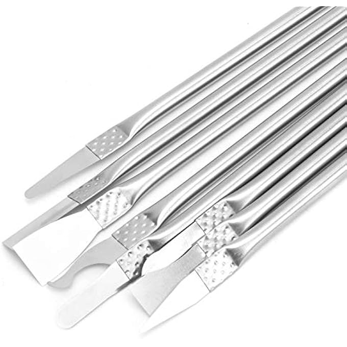 rayihni PROFESSIONAL IC-CHIP-CPU REMOVER CELL PHONE REPAIR METER SET XRD-2108A 8-PART ELECTRONICS REPAIR TOOLS OPENING LEVER SET WITH TWO ENDS METAL PUDGER FOR LAPTOP ELECTRONIC DEVICES - Image 3