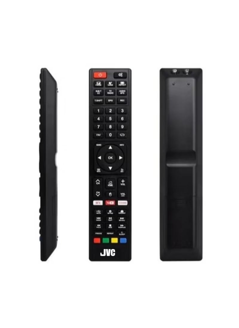 JVC - Remote Control for LCD/LED TV – Universal, Easy-to-Use TV Remote for Multiple Brands, High-Quality, Reliable, Durable & Ergonomically Designed, Compatible with Most LCD and LED Televisions - Image 1