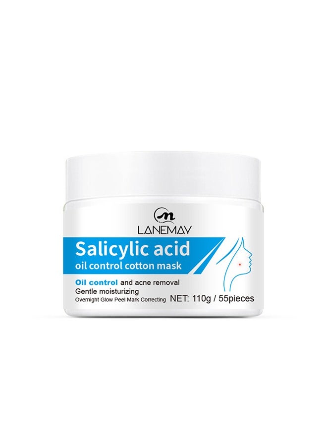 Salicylic Acid Oil Control Cotton Mask, Acne Treatment Pads, Anti-aging,Exfoliating Chemical Peel Pad, Acne Control Pads for Pimple Breakout, Clear Skin, 50 Pads - pzsku/ZFDA7F7C3E1C9F21AB742Z/45/_/1717301063/ba2ceded-ec3e-4b8f-926a-c1303f33077c