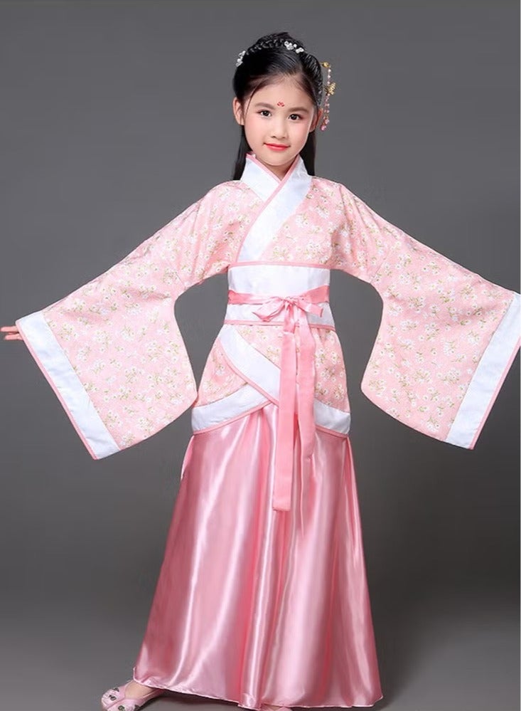Girls Hanfu Chinese Traditional Hanfu Costume girl Ancient Han Dynasty Dress Oriental Princess Dress Lady Elegance Tang Dynasty Dance Costume - Image 2