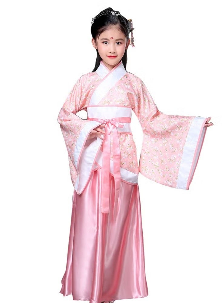 Girls Hanfu Chinese Traditional Hanfu Costume girl Ancient Han Dynasty Dress Oriental Princess Dress Lady Elegance Tang Dynasty Dance Costume - Image 4