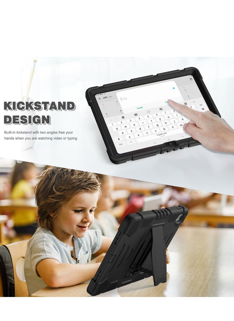 GULFLINK - Shockproof High Impact Protective Case Cover with Kickstand for ipad 10th 10.9 inch 2022（A2757/A2777）Black - Image 1