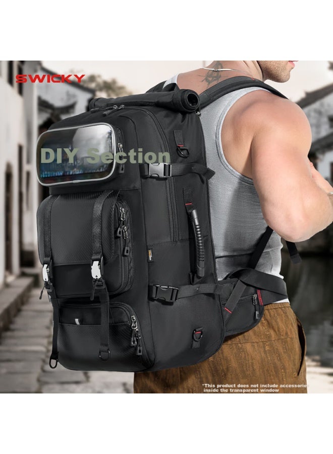 Swicky Extra Large Capacity Men's Backpack New Multifunctional Business Travel Lightweight Laptop Bag - Image 1