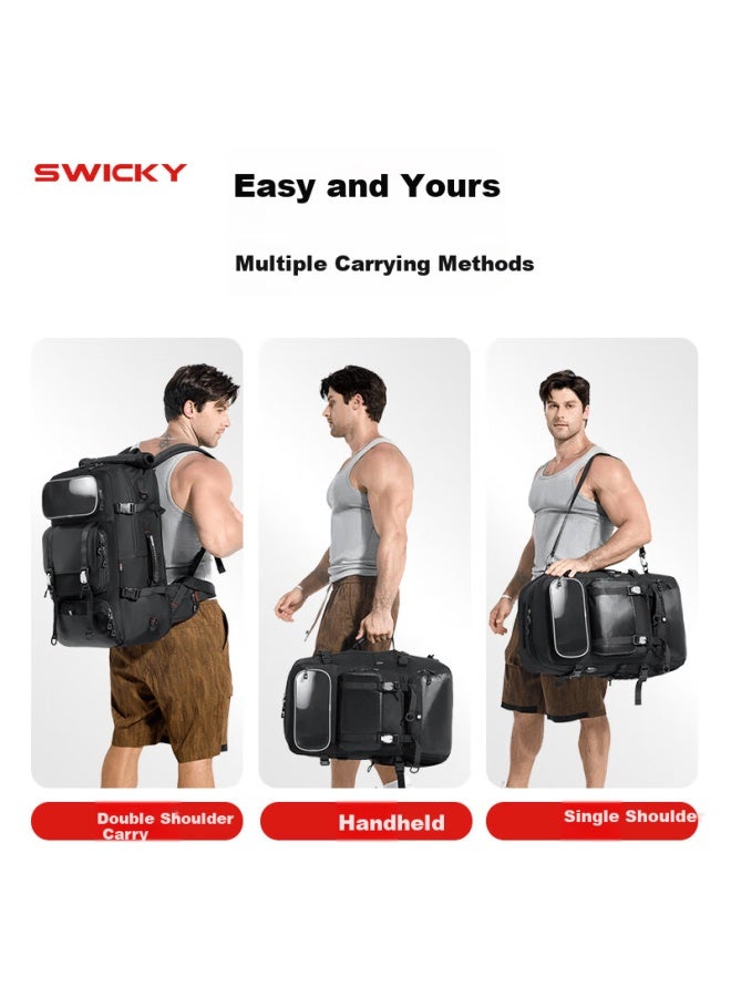 Swicky Extra Large Capacity Men's Backpack New Multifunctional Business Travel Lightweight Laptop Bag - Image 3