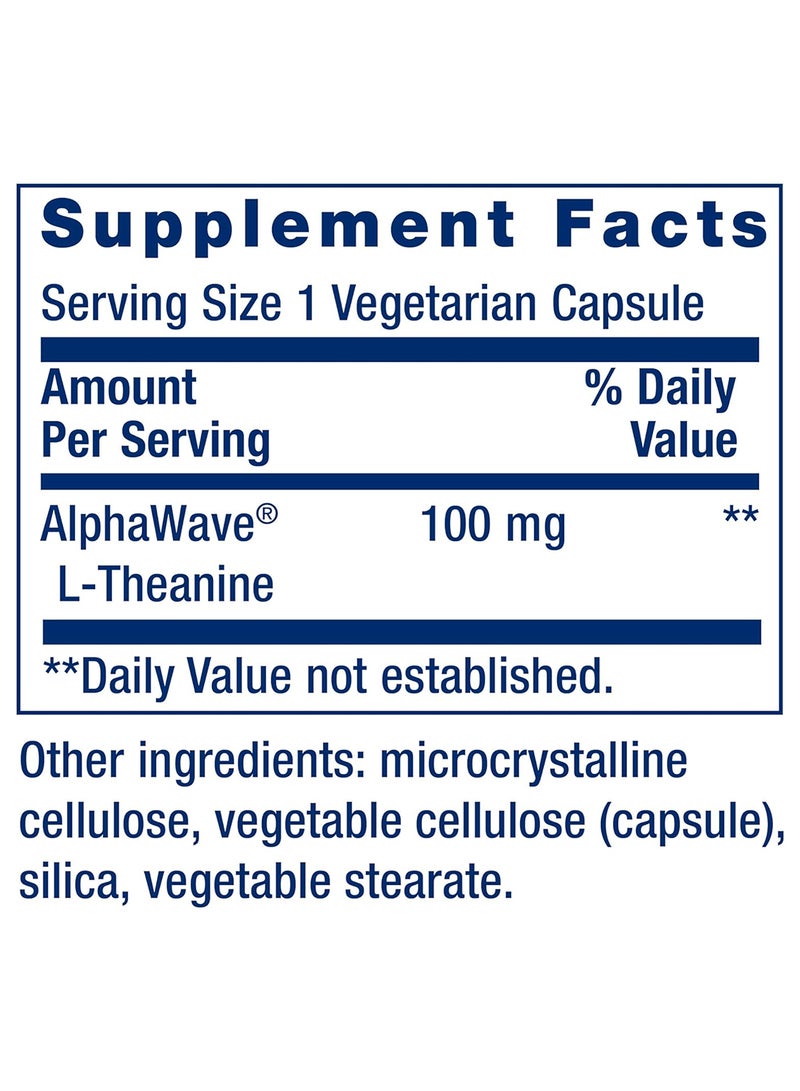 Life Extension Ltheanine 100 Mg 60 Vegetarian Softgels - Image 3