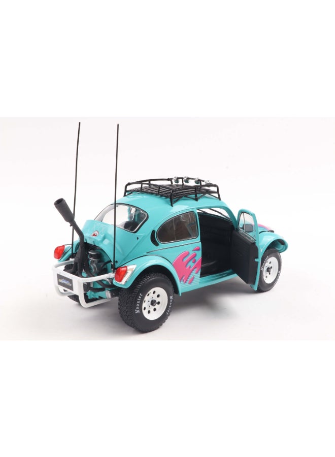 Solido Volkswagen Beetle All Road Miami Green 1976 Diecast Model Car, 1:18 Scale, Opening Front Doors, Steerable Wheels, Official Volkswagen Collector Display Mode - Image 3