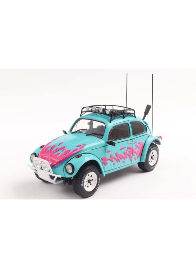 Solido Volkswagen Beetle All Road Miami Green 1976 Diecast Model Car, 1:18 Scale, Opening Front Doors, Steerable Wheels, Official Volkswagen Collector Display Mode - Image 1