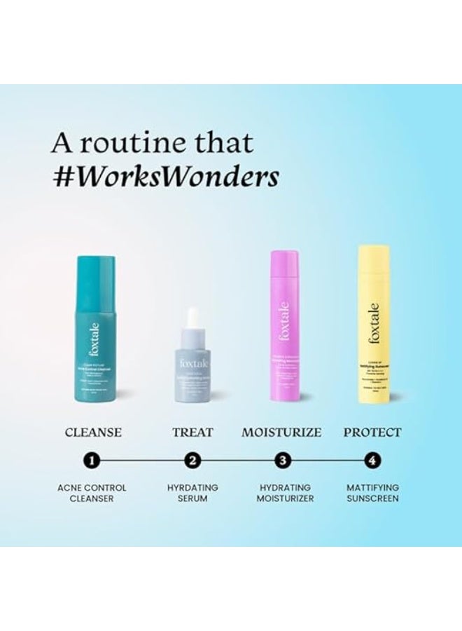 foxtale 2% Salicylic Acid Face Wash for Oily & Acne Prone Skin, Controls Oil & Kills Acne Causing Bacteria, Acne Control Cleanser for Men & Women - 100 ml - Image 3