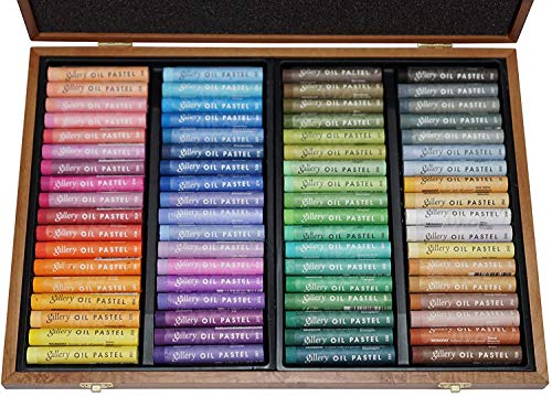Mungyo Gallery Artists' Soft Oil Pastels - 72 Colors in Wooden Box - Image 3