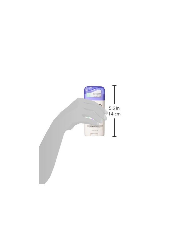 Sure Original Solid Unscented, Anti-Perspirant Deodorant 2.70 oz (Pack Of 3) - Image 1