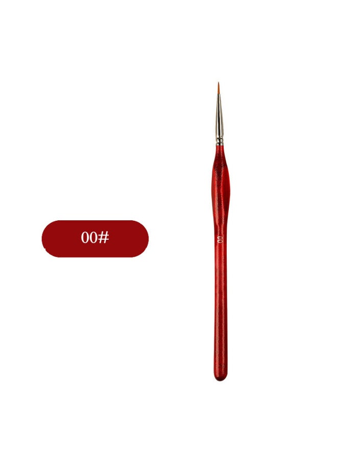 Nine Extremely Three-sided Drawing Pen Watercolor Gouache Brushwork Outline Tracing Pen Drawing Surface-drawing Photo Pen Extra Traditional Chinese Painting Hand-painted - Image 1