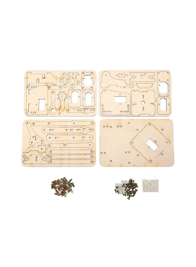 4DOF Robotic Arm Kit – Acrylic Mechanical Claw with Servos – DIY Robotic Manipulator - Image 4