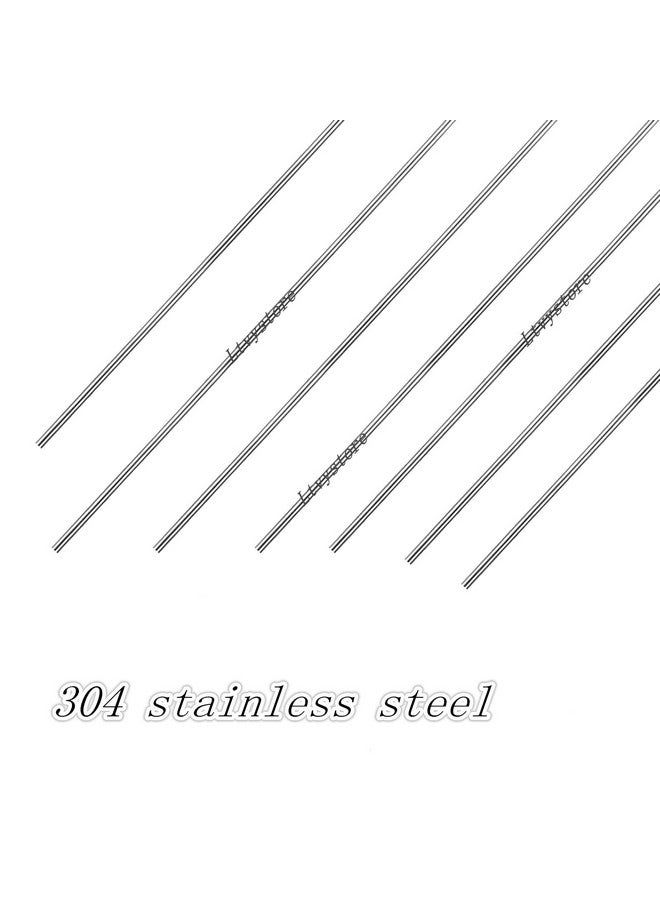 Ltvystore 10Pcs 1.5 X 450Mm Z Push Rods Parts & 10Pcs Adjustable Pushrod Connector Linkage Stopper 1.8Mm & 10Pcs Nylon Control Horns 21X10 Mm Compatible For Rc Airplane Plane Boat Replacement - Image 2