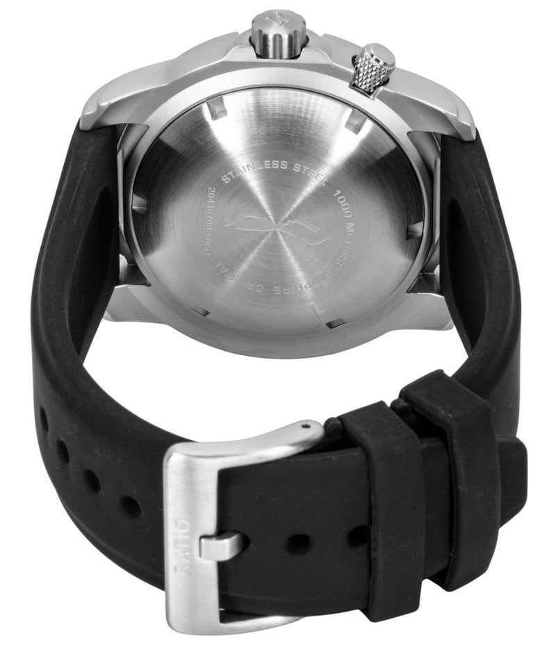 RATIO FreeDiver Helium-Safe Dive Watch Sapphire Crystal Automatic Diver Watch 1000M Water Resistant Diving Watch for Men (Mint Green) - Image 4