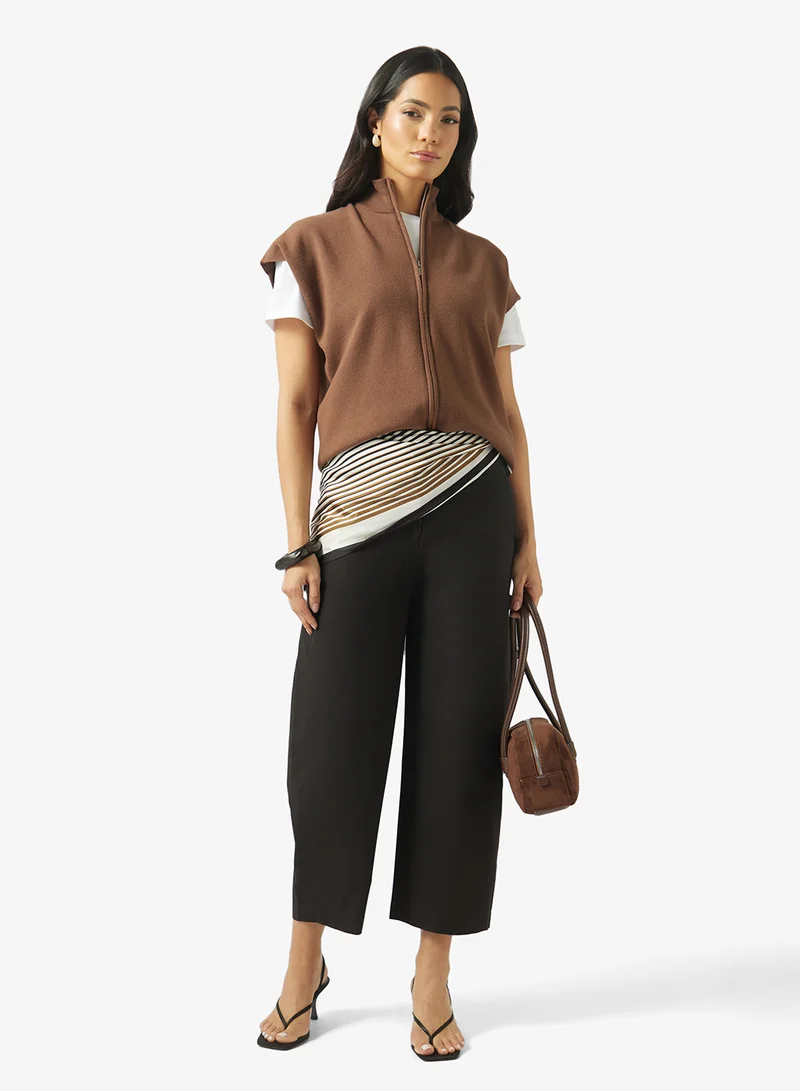 Vero Moda Casual Mid-Waist Barrel 30 Inch Pants