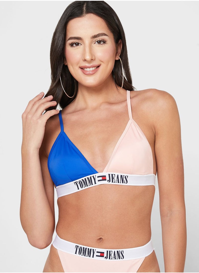 TOMMY JEANS Logo Band Bikini Top  - Image 1