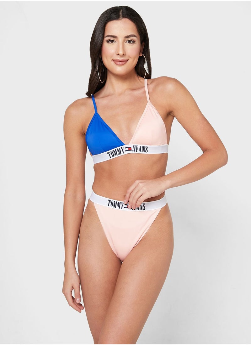 TOMMY JEANS Logo Band Bikini Top  - Image 4