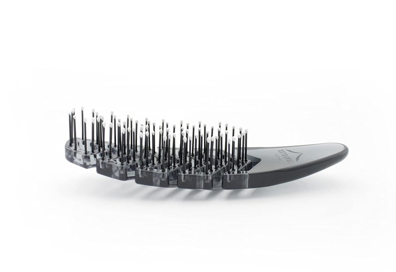 Phillips Brush Traveler  Travel Purse Sized Hair Brush Flexible Vented Brush Beaded Tip Nylon Bristles for Detangling  Anti Static