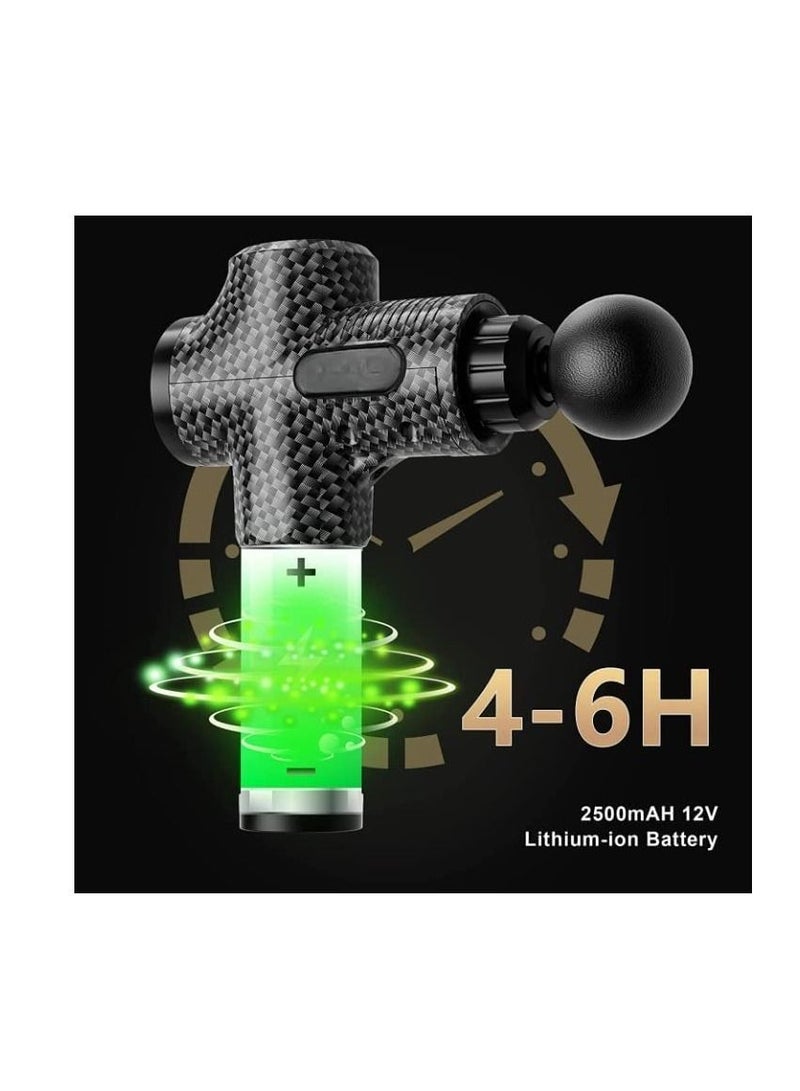 Massage Gun Deep Tissue Massager, Handheld Percussion Massager with 10 Different Massage Heads 30 Speeds. - Image 4