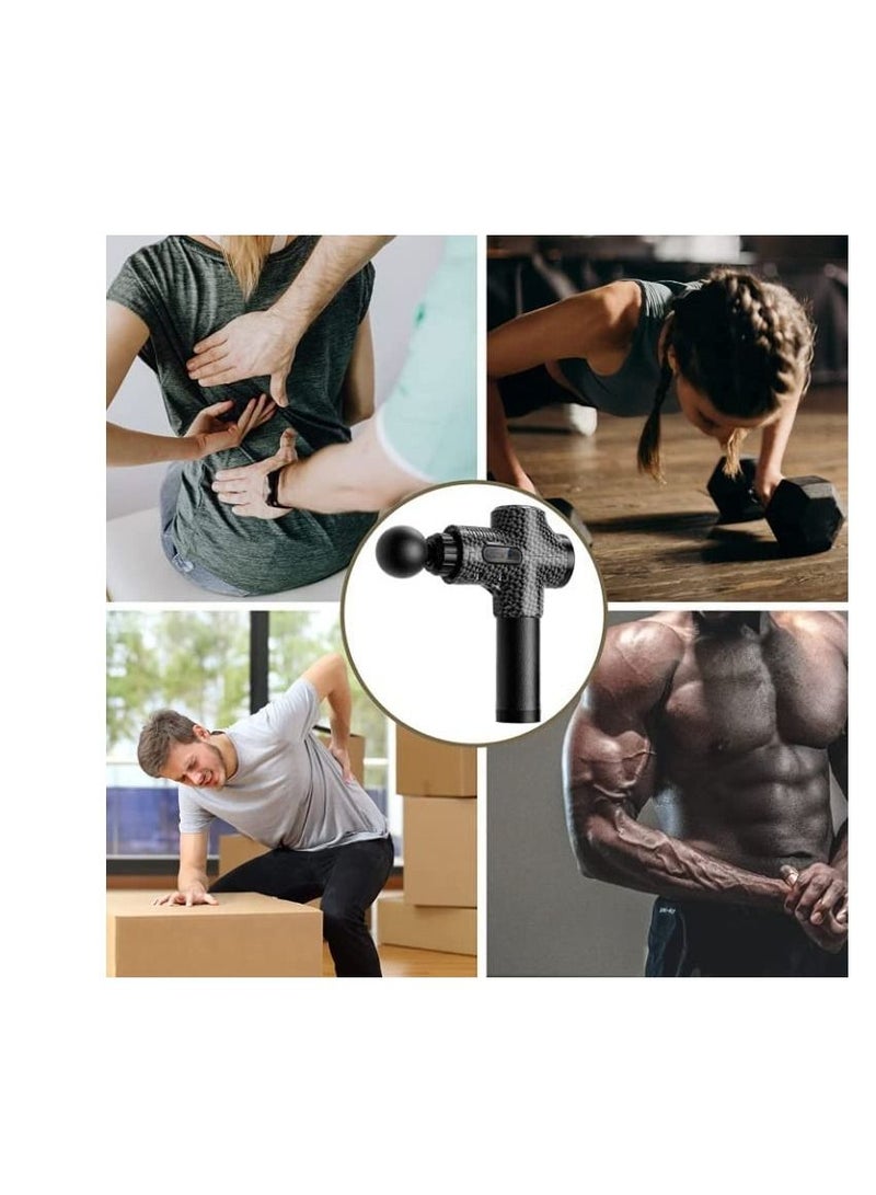 Massage Gun Deep Tissue Massager, Handheld Percussion Massager with 10 Different Massage Heads 30 Speeds. - Image 3