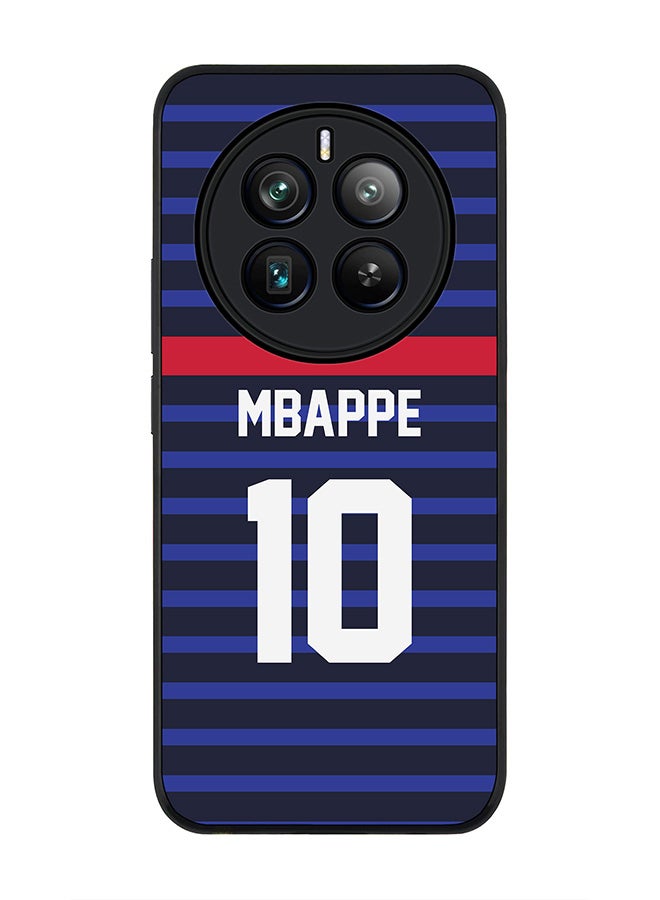 Stylizedd Rugged Black edge case for Realme 12 Pro / Realme 12 Pro Plus 5G, Slim fit Flexible Cover -  Football Team - France, Player Name - Mbappe - Image 1