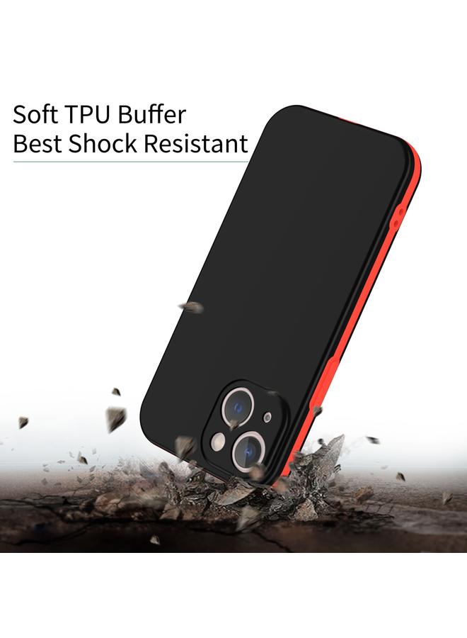 S-TOP Case For iPhone 13 Two Color Full Protective 3-in-1 Phone Case - Image 3