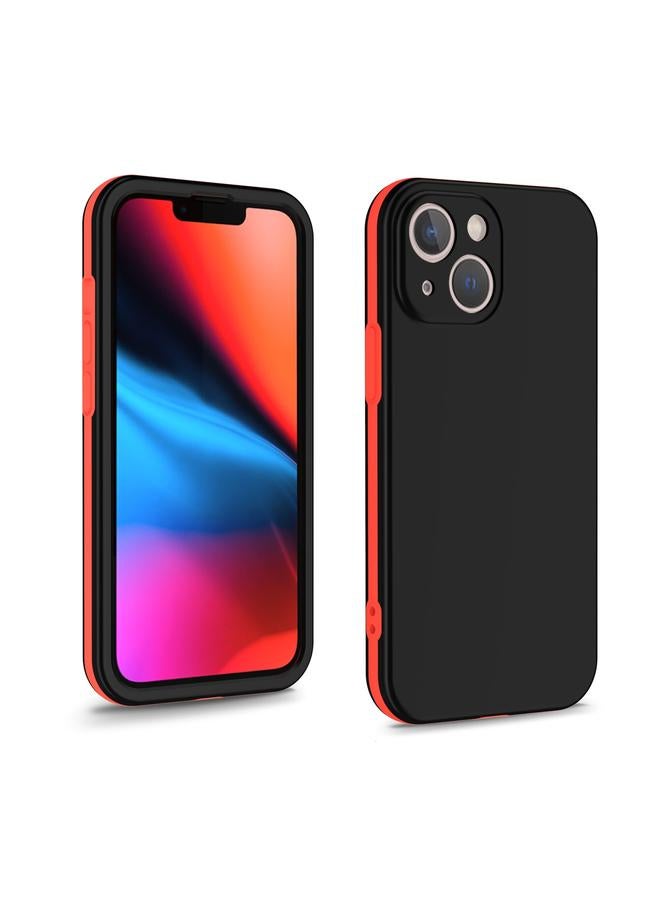 S-TOP Case For iPhone 13 Two Color Full Protective 3-in-1 Phone Case - Image 1